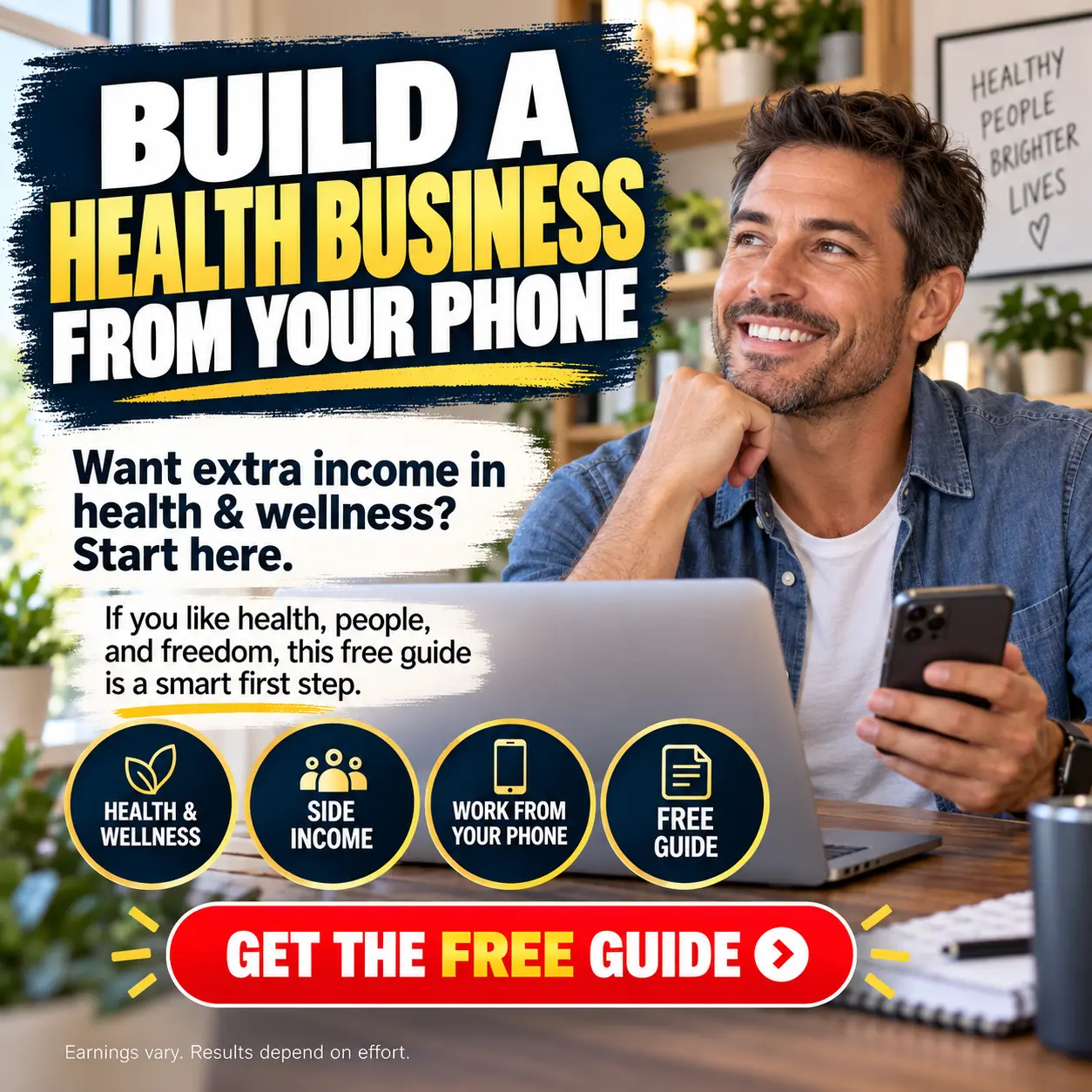 Ad sample: A business from your phone