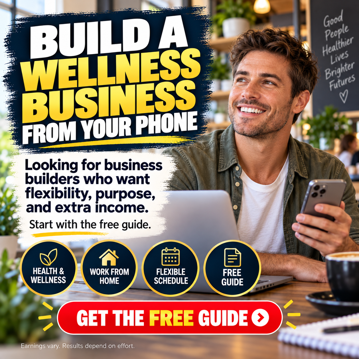 Ad sample: Build a wellness business