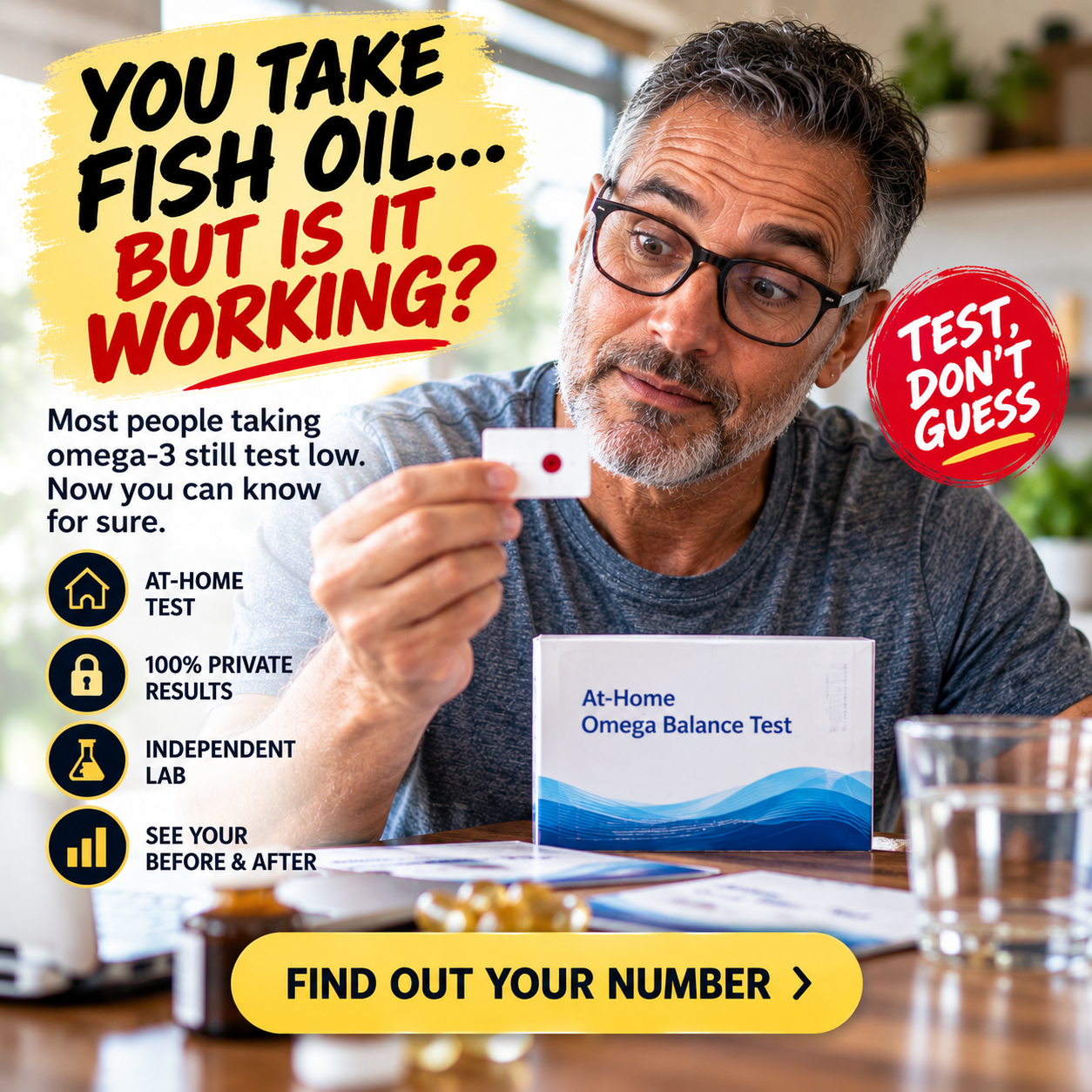 Ad sample: Is your fish oil working?